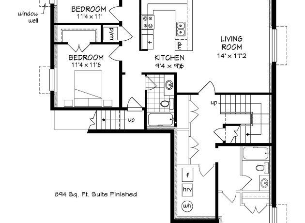 4307 Lower Floor Plan