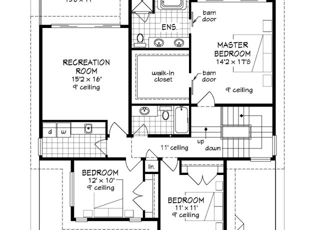 4307 Upper Floor Plan